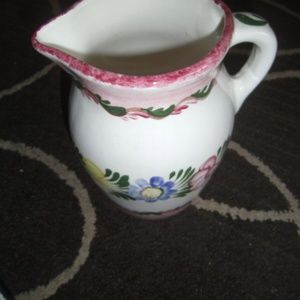 Handgemalt Signed Hand Painted Water Pitcher Chic